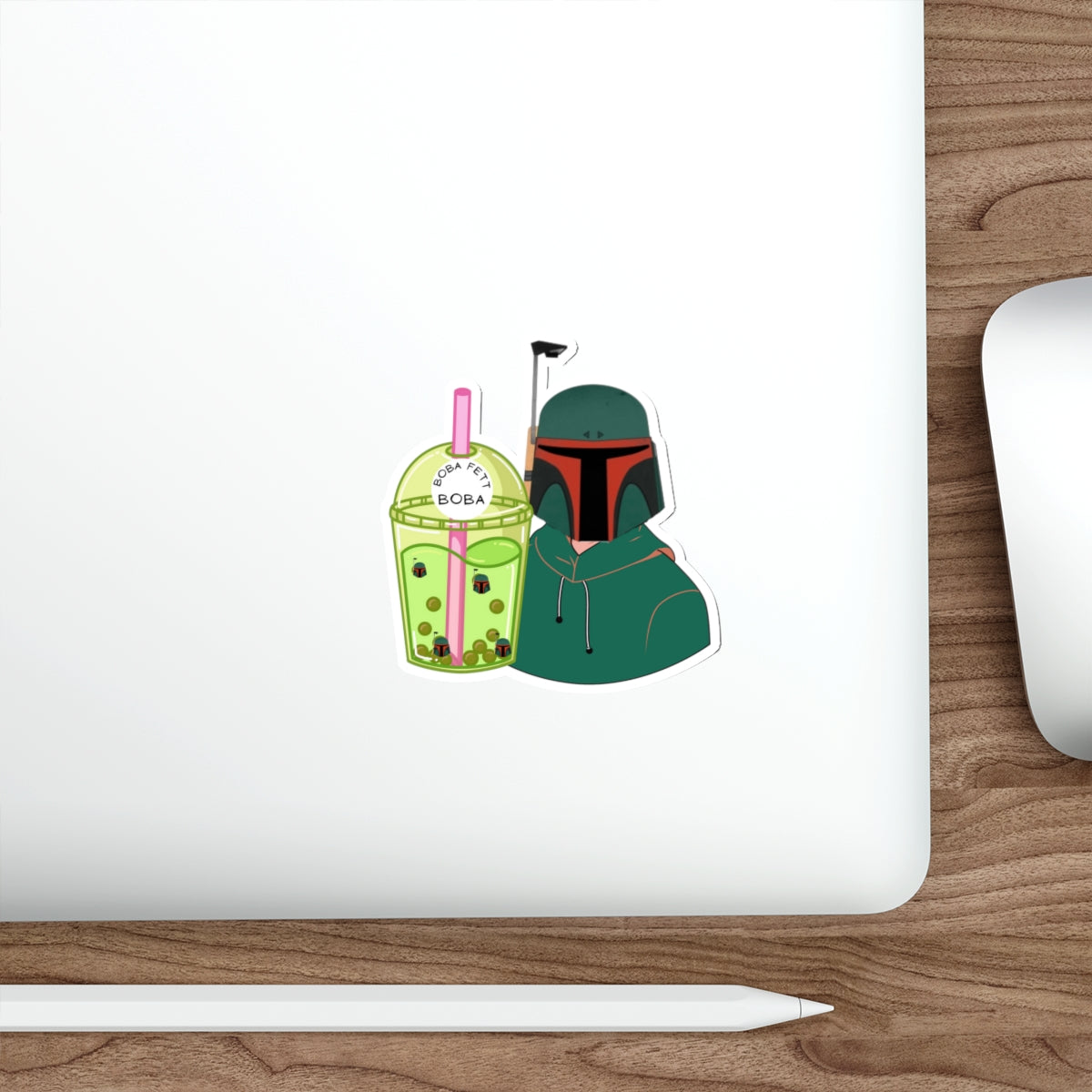 Boba Waterproof Sticker