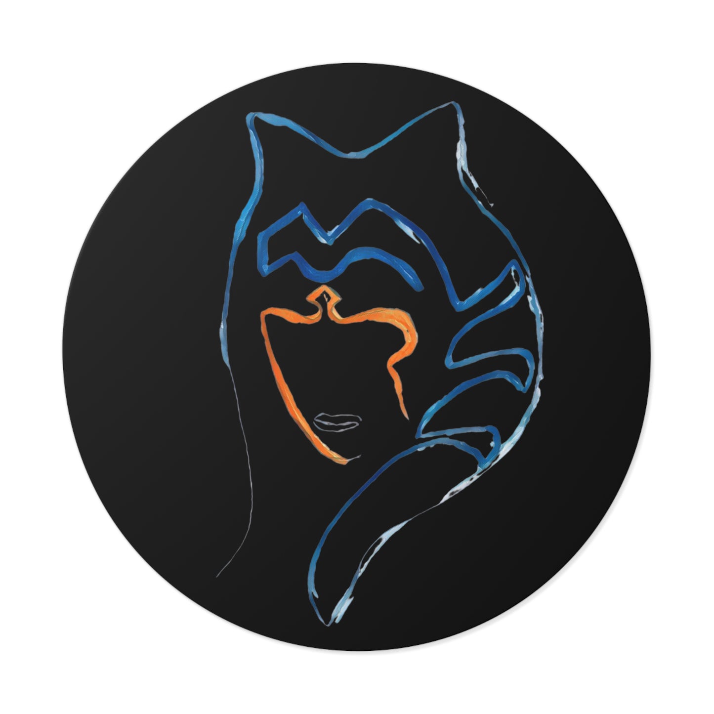 Gray Warrior Waterproof Sticker
