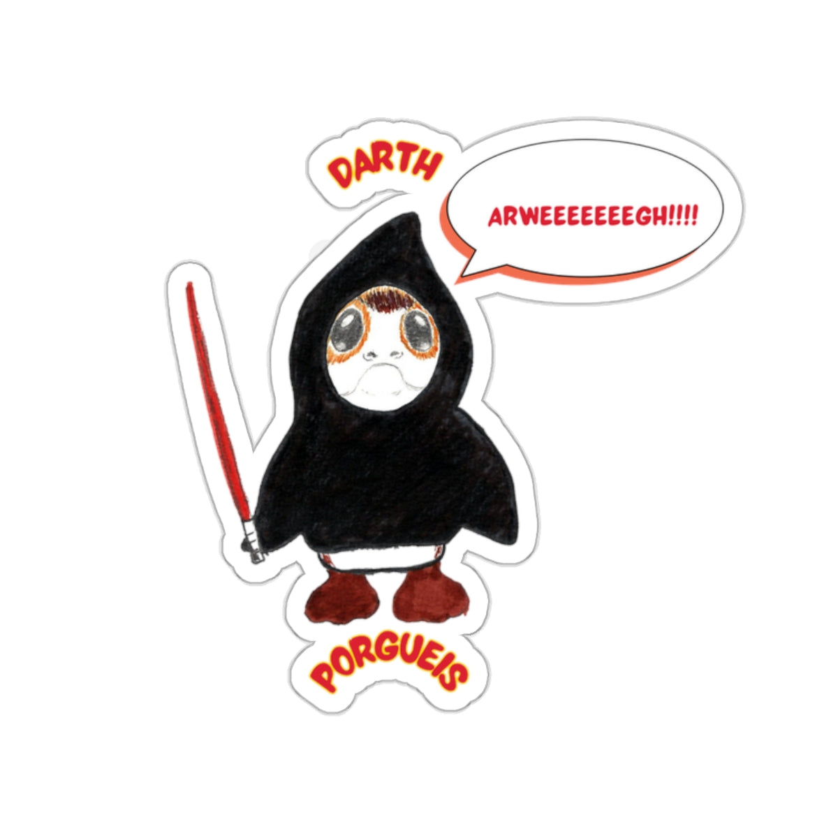 Porgueis Sticker