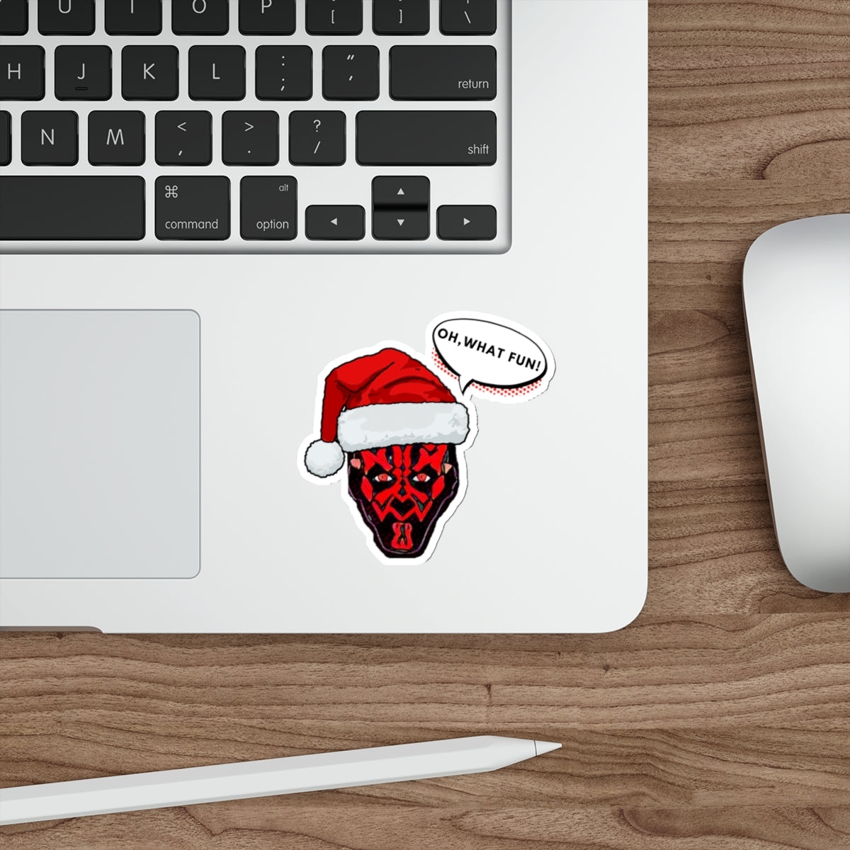 Dark Christmas Water Proof Sticker