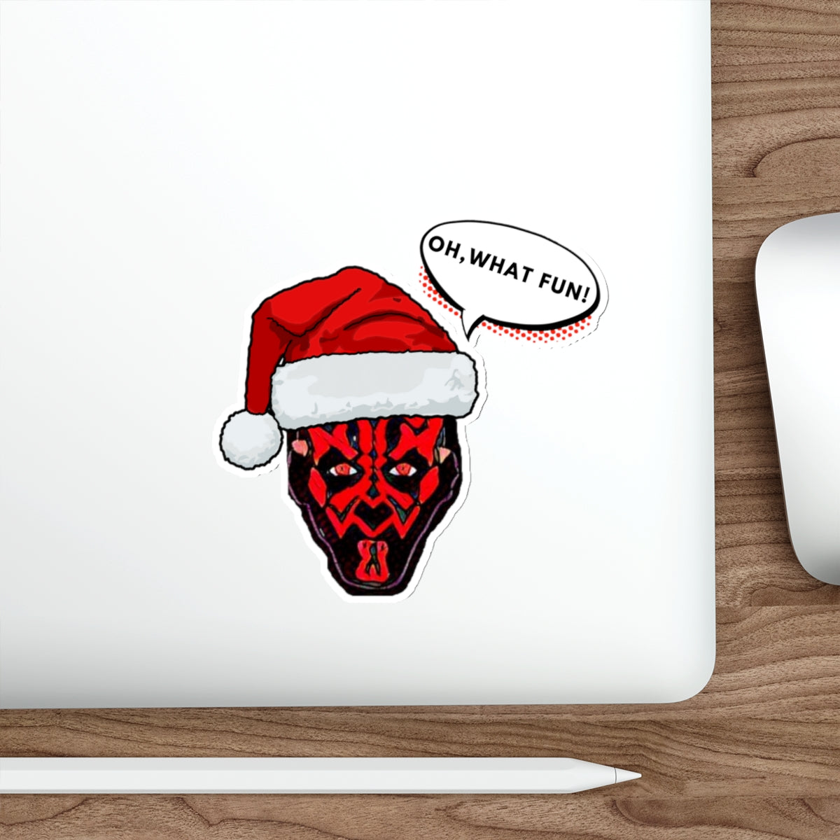 Dark Christmas Water Proof Sticker