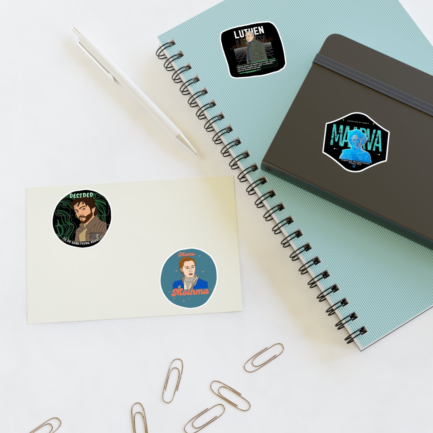 Space Leaders Stickers