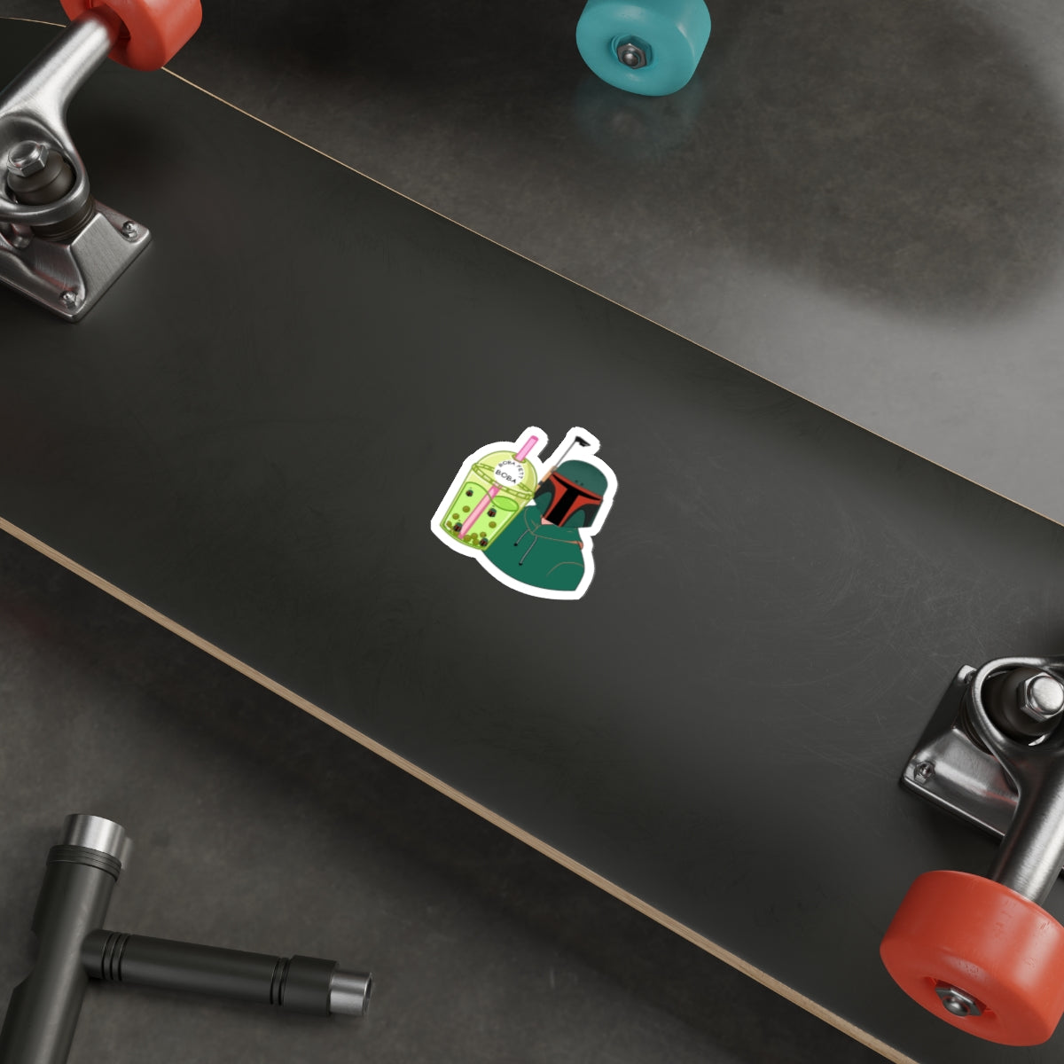 Boba Waterproof Sticker