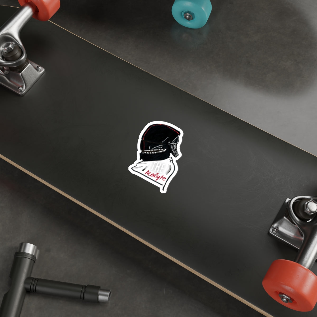 Helmet Figure Waterproof Sticker