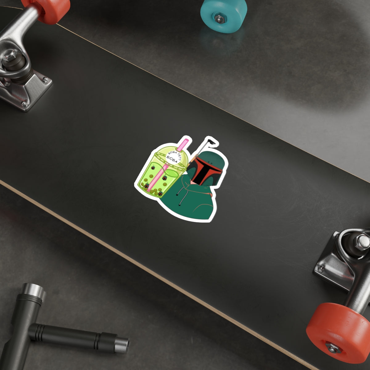 Boba Waterproof Sticker