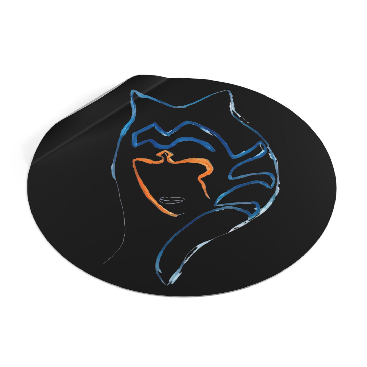 Gray Warrior Waterproof Sticker