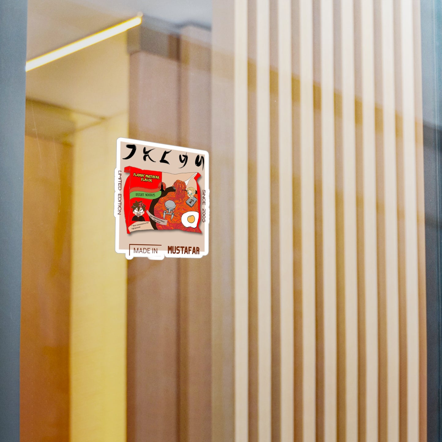 Flamin Ramen Sticker