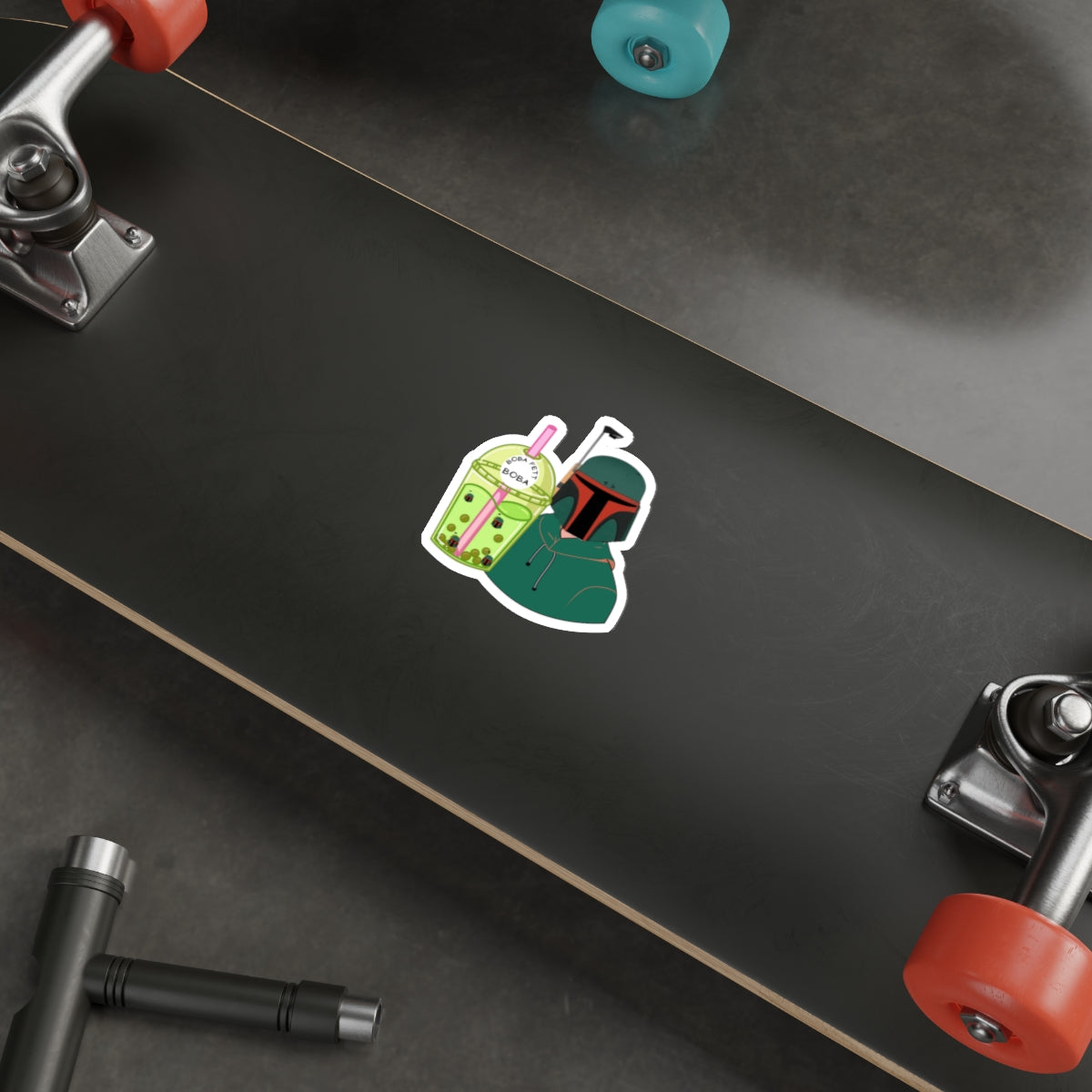 Boba Waterproof Sticker