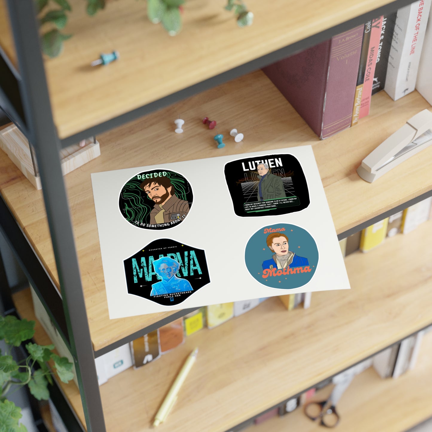 Space Leaders Stickers