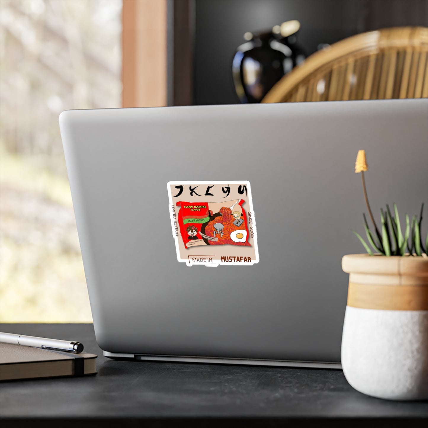 Flamin Ramen Sticker