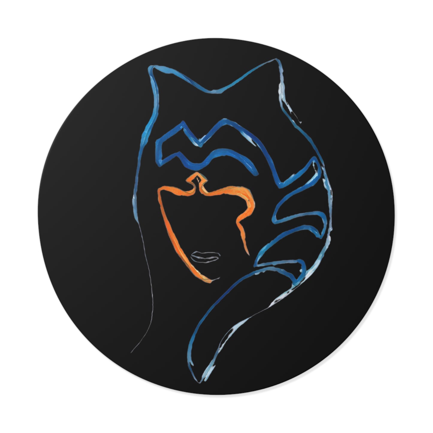Gray Warrior Waterproof Sticker