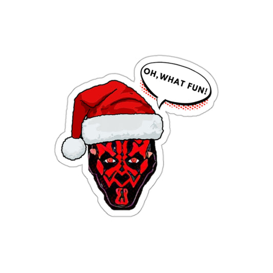 Dark Christmas Water Proof Sticker