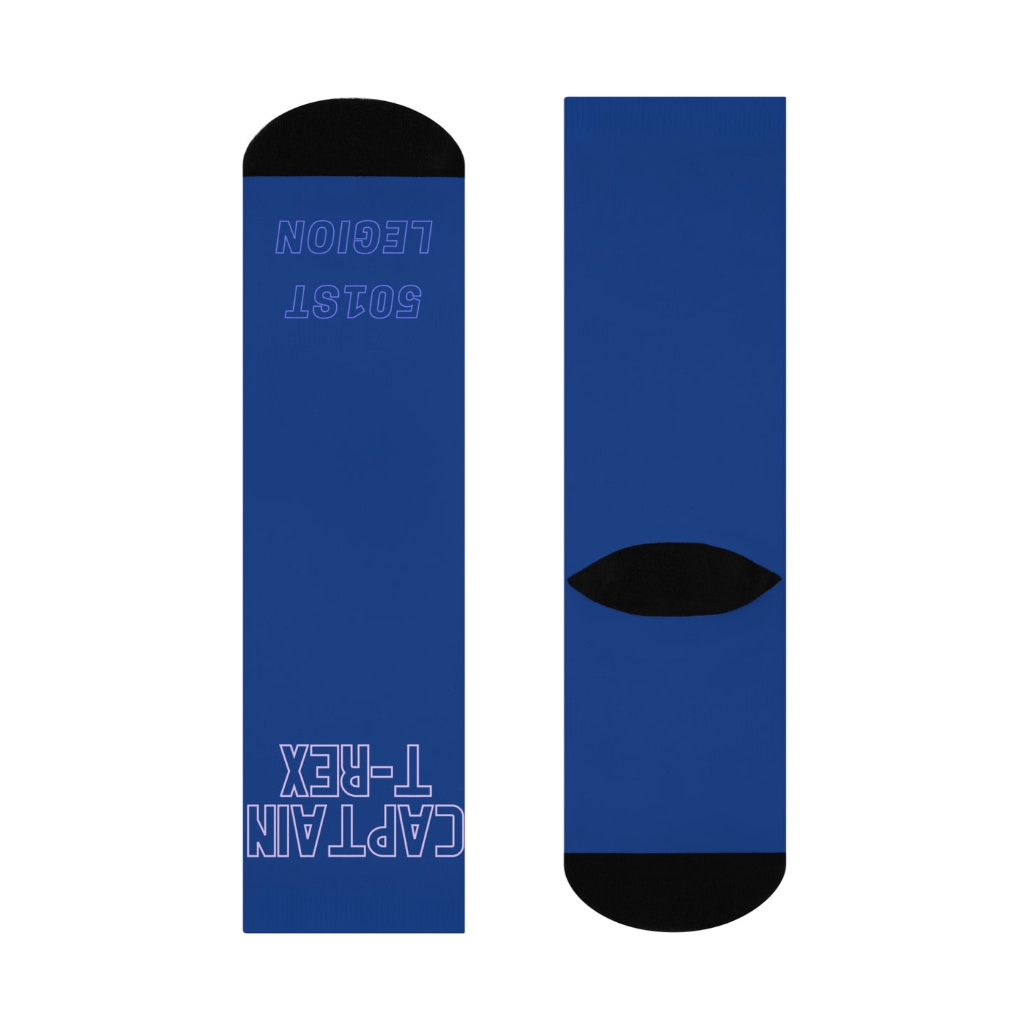 T-Rex Dark Blue Crew Socks