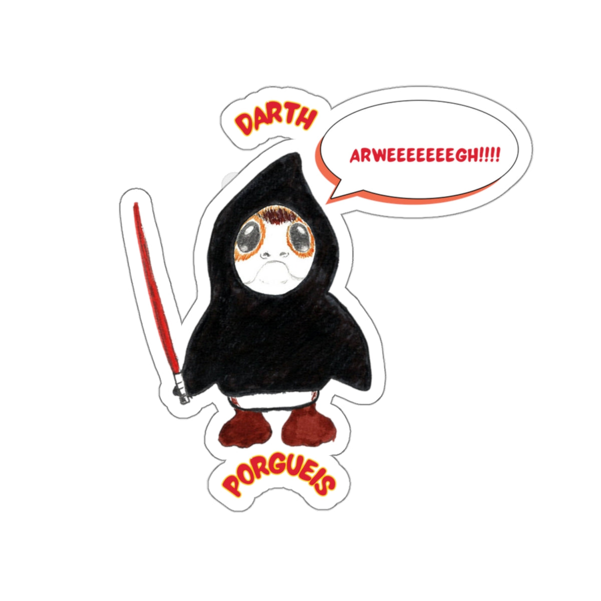 Porgueis Sticker