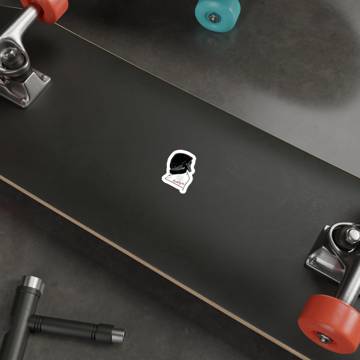 Helmet Figure Waterproof Sticker