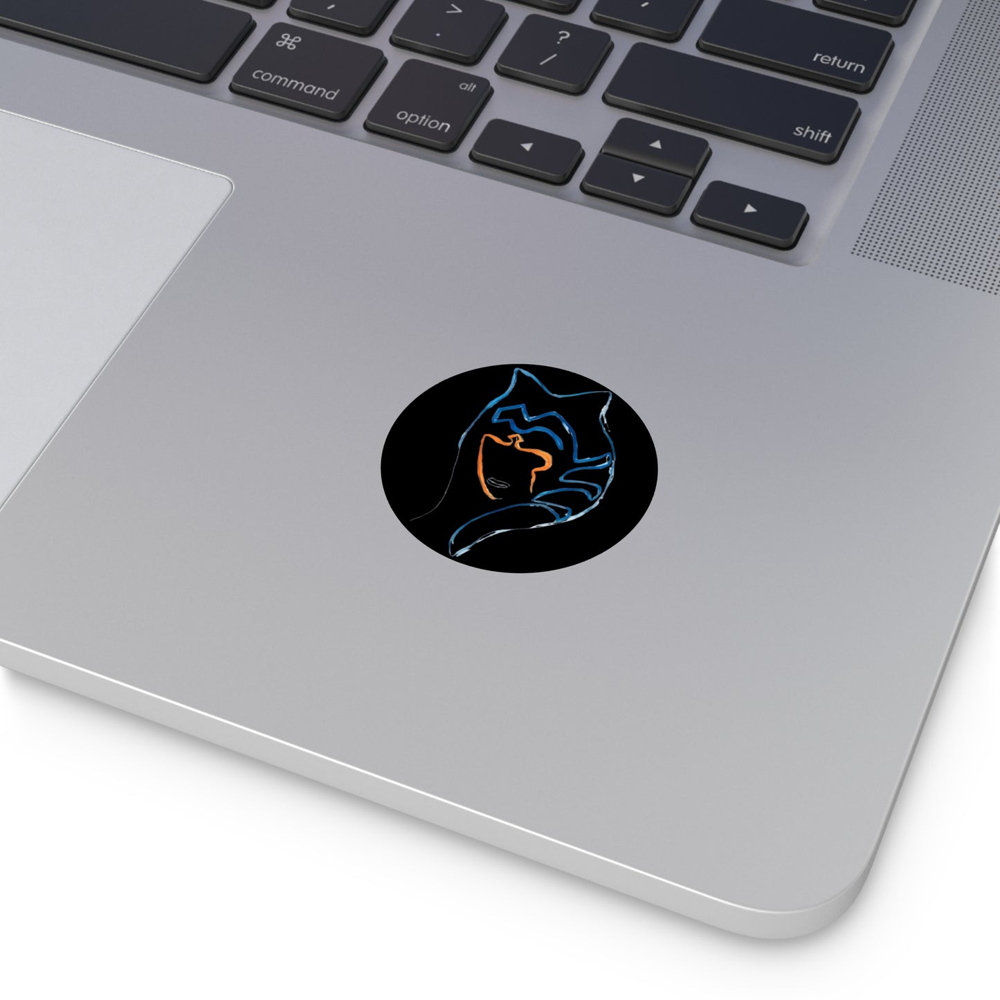 Gray Warrior Waterproof Sticker