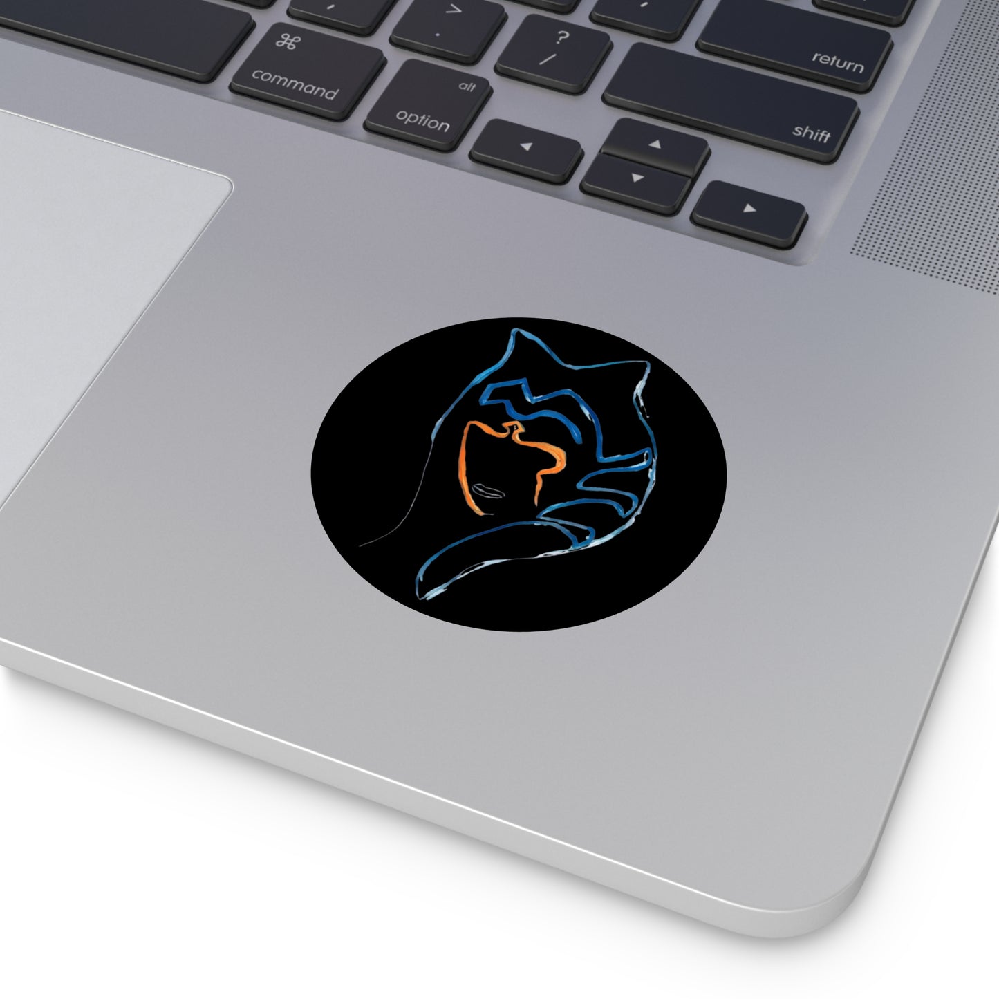 Gray Warrior Waterproof Sticker