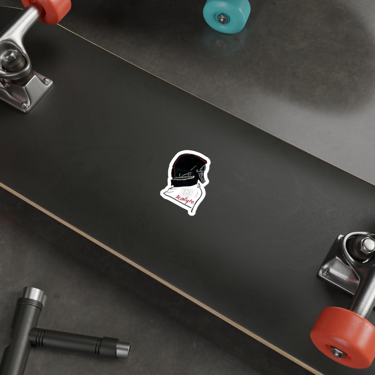 Helmet Figure Waterproof Sticker