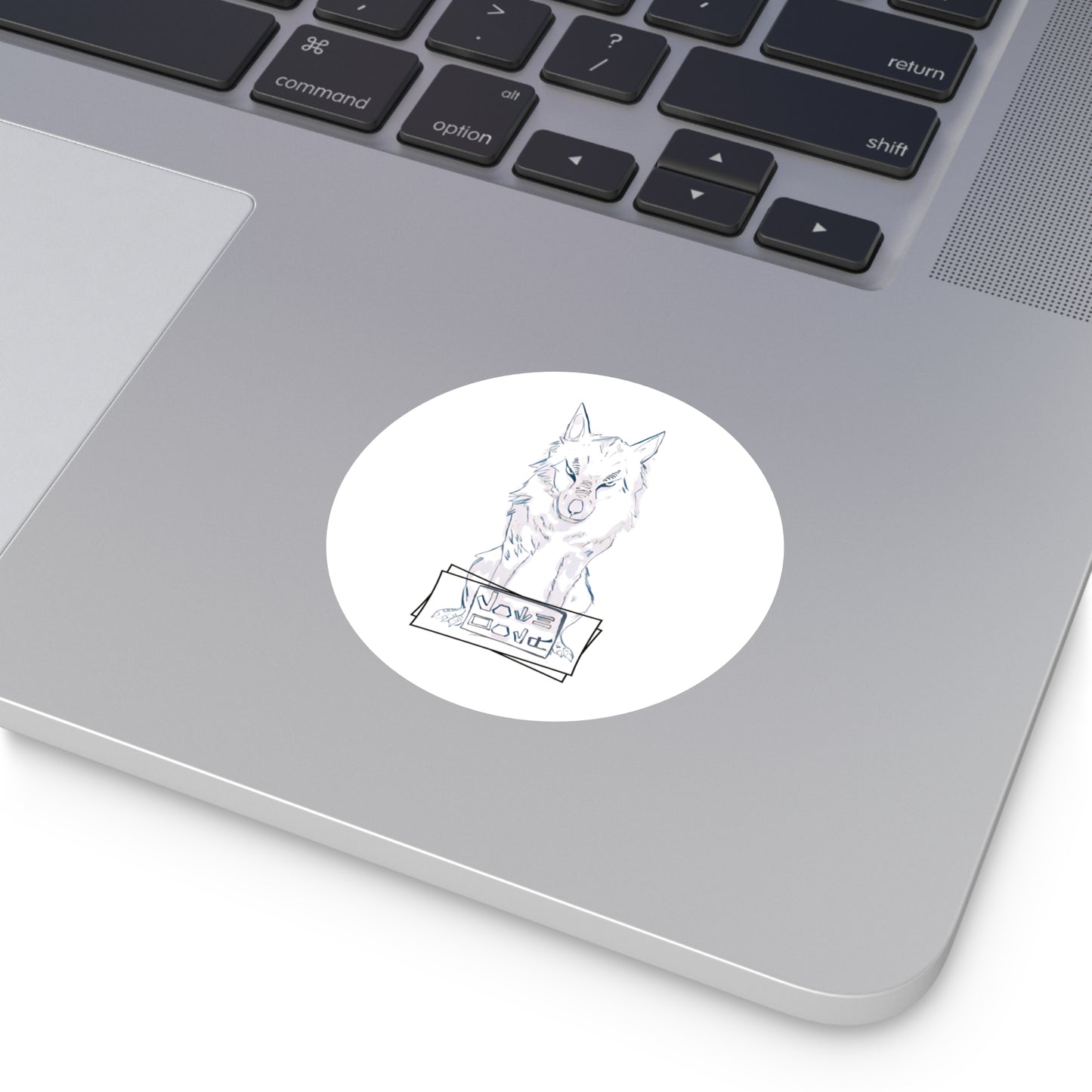 Wolf Waterproof Sticker