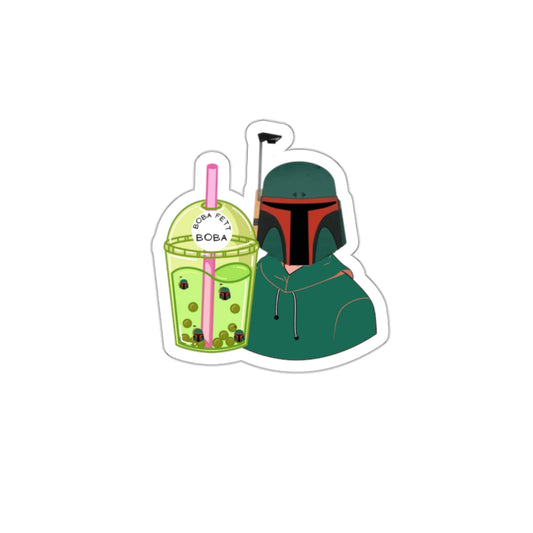 Boba Waterproof  Sticker