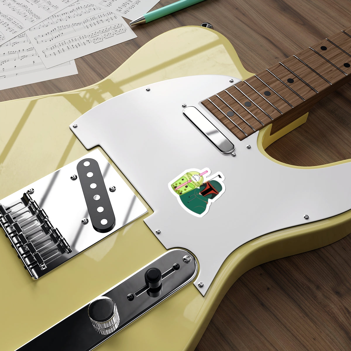 Boba Waterproof Sticker