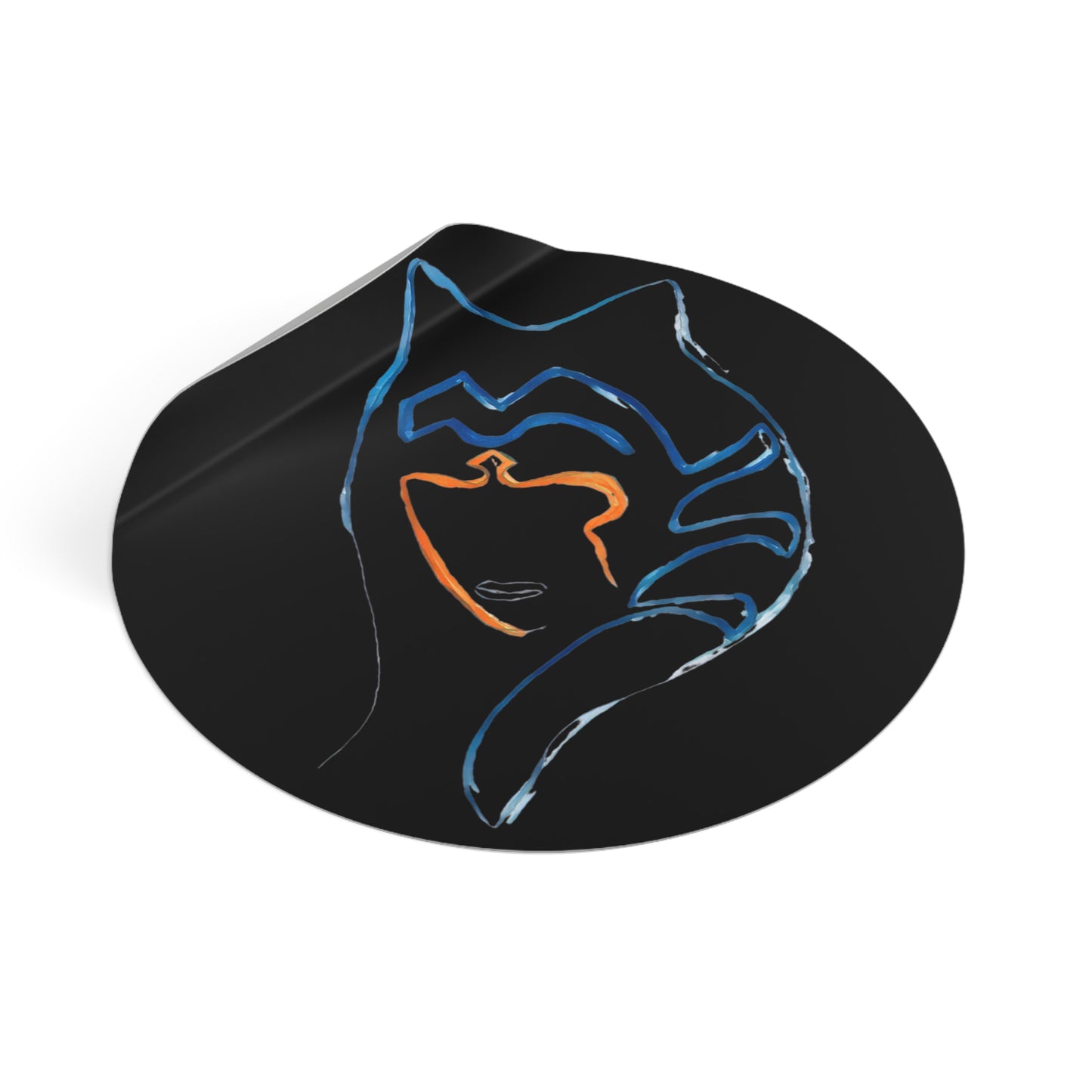Gray Warrior Waterproof Sticker