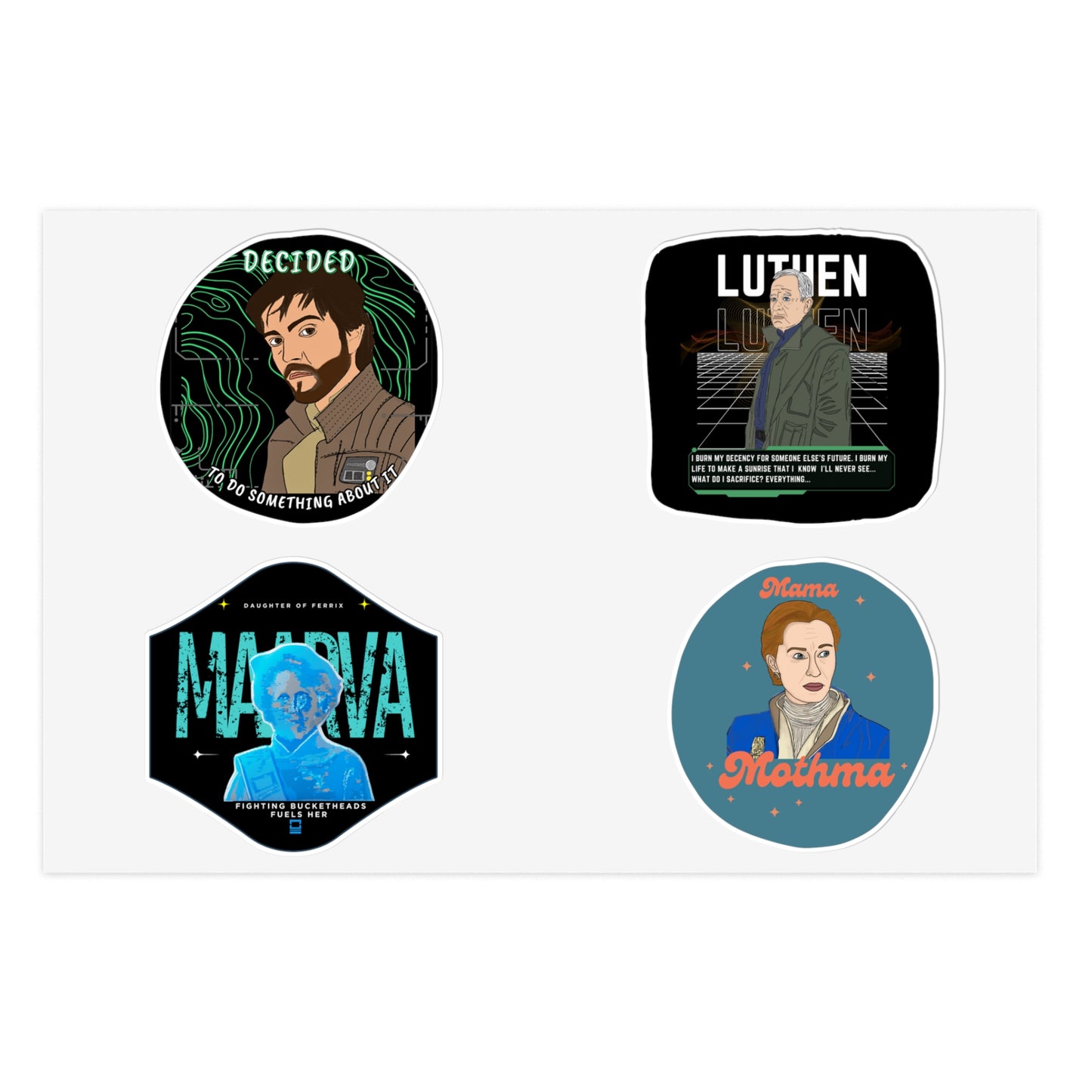 Space Leaders Stickers