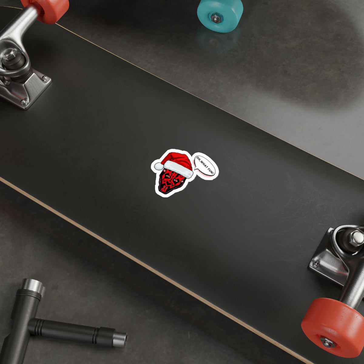 Dark Christmas Water Proof Sticker