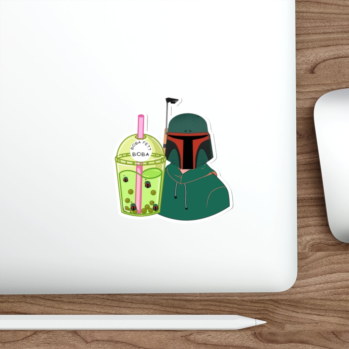 Boba Waterproof  Sticker
