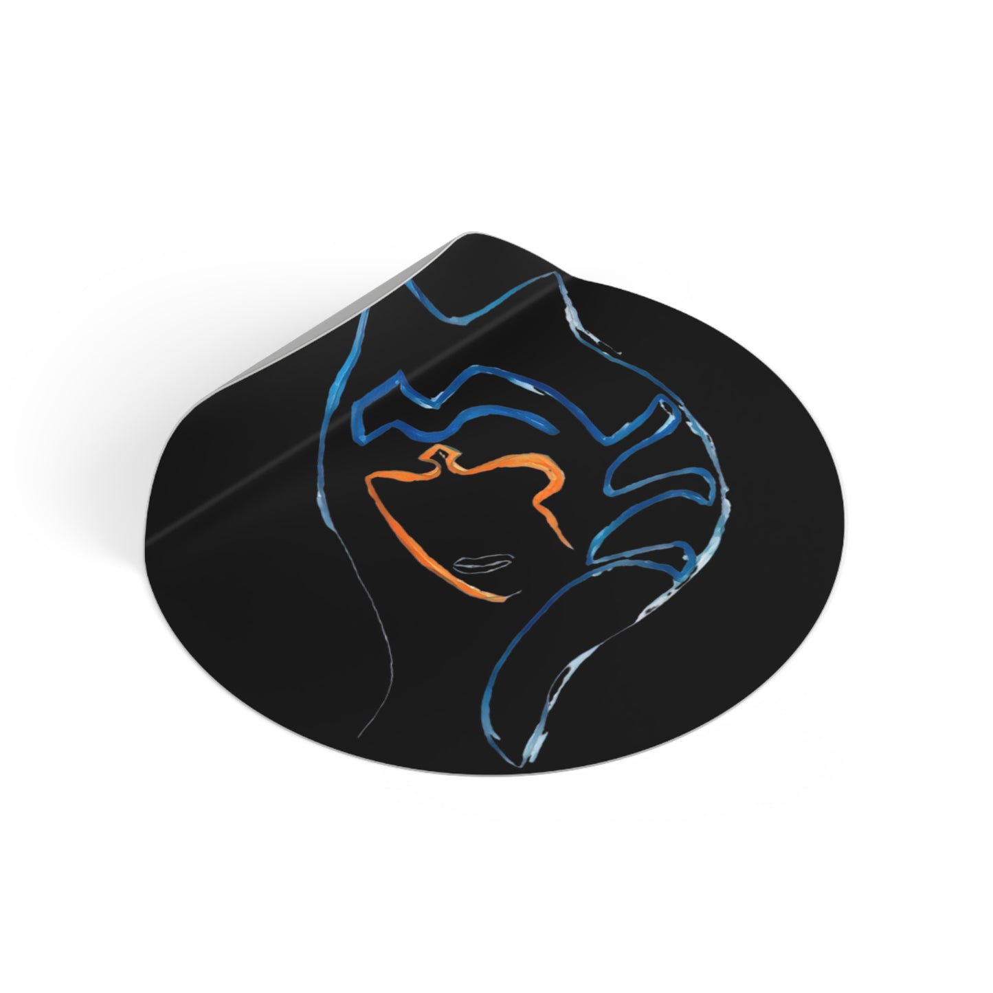 Gray Warrior Waterproof Sticker