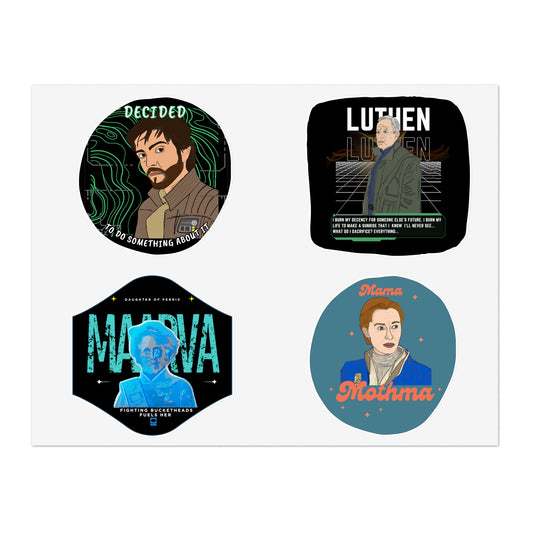 Space Leaders Stickers