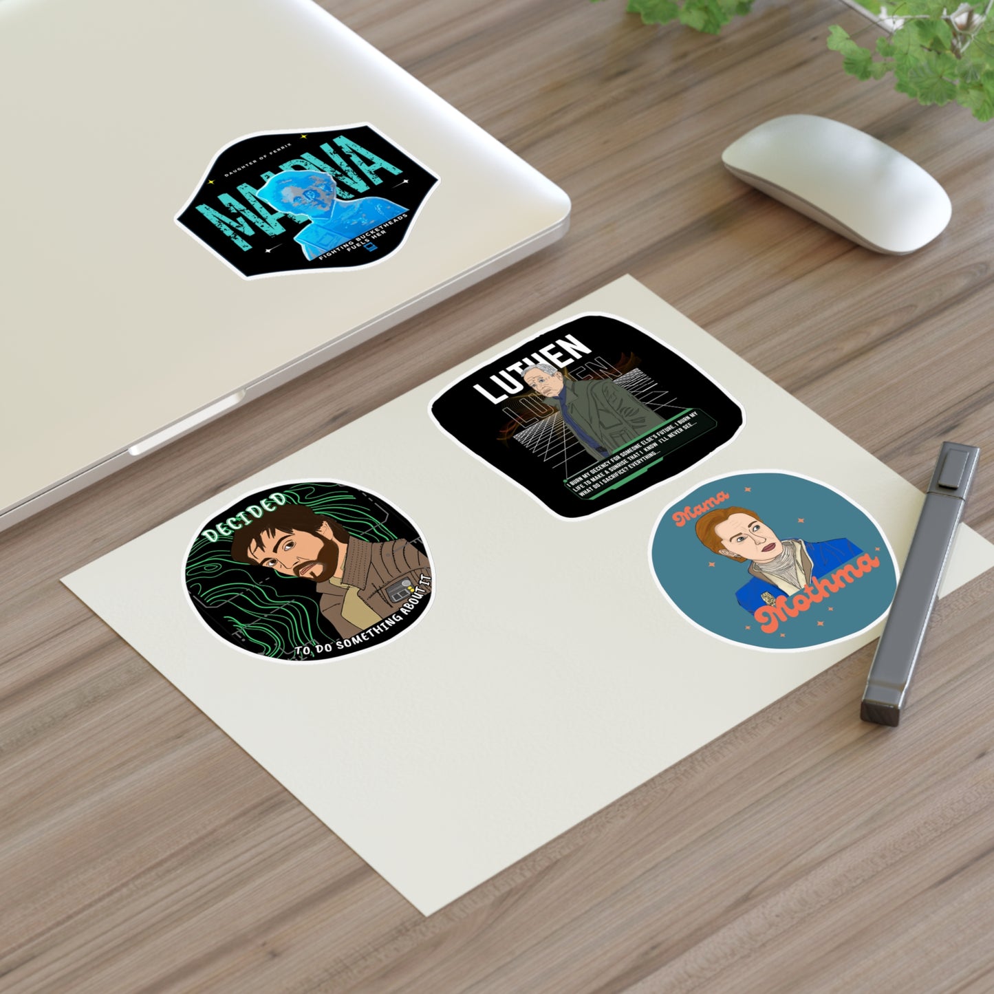 Space Leaders Stickers