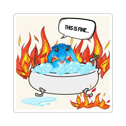 Elephant Meme Sticker