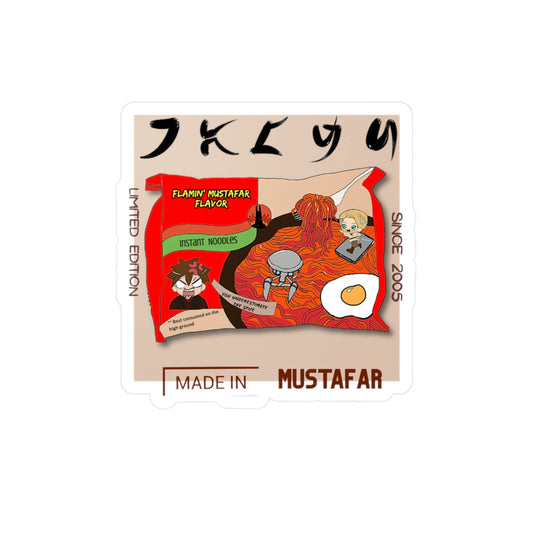 Flamin Ramen Sticker