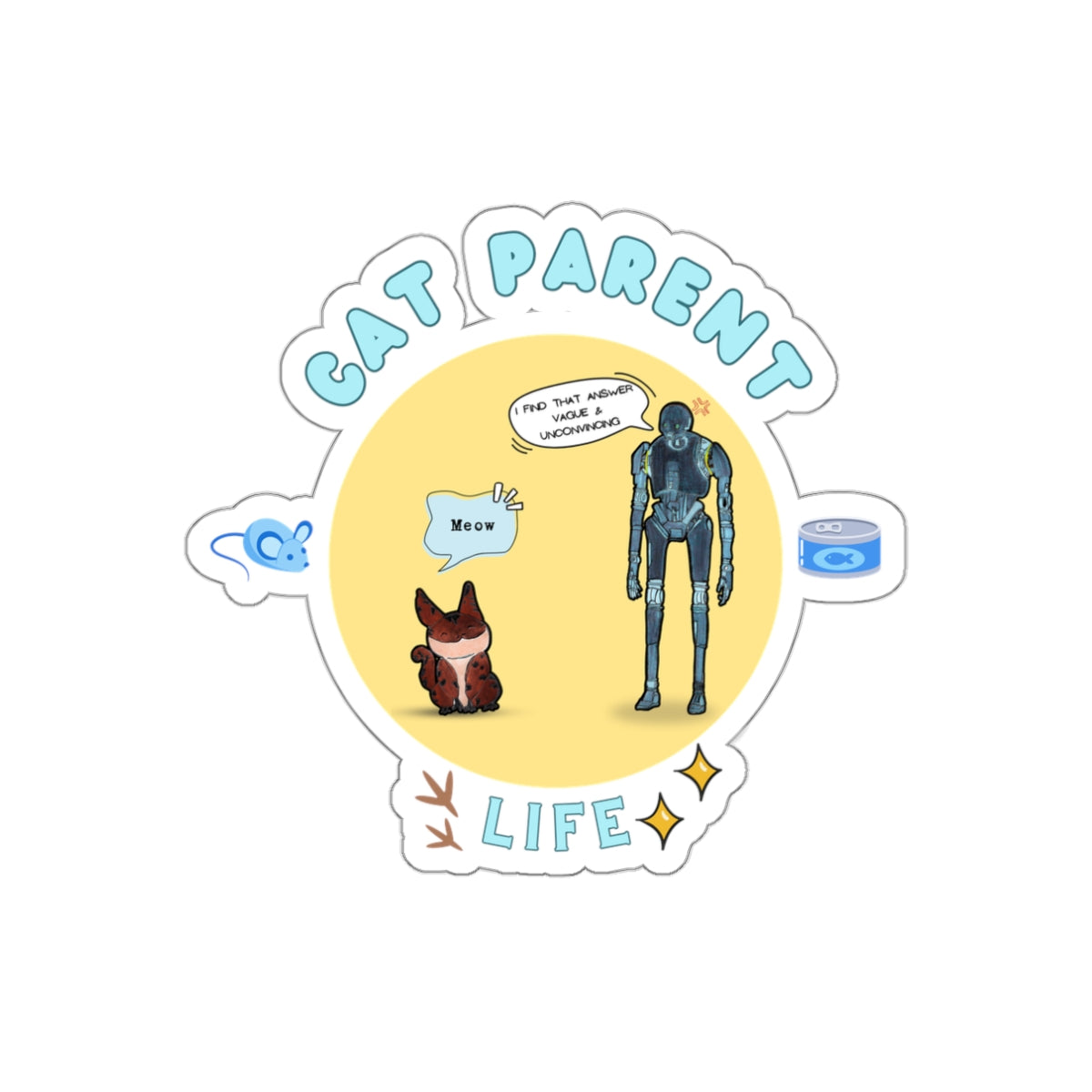 Pet Parent Life Sticker