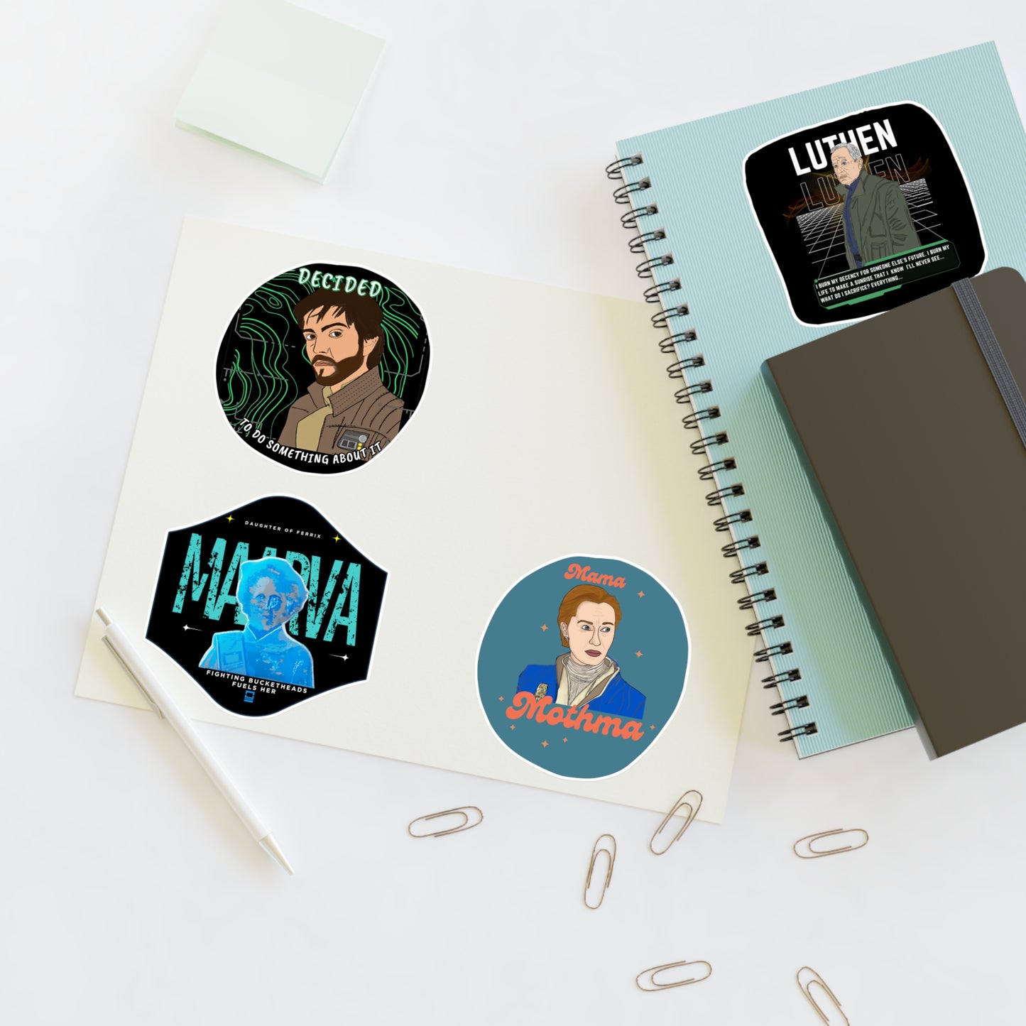 Space Leaders Stickers